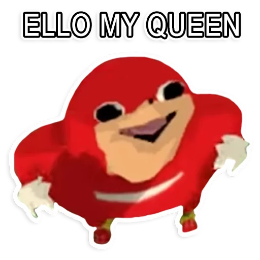 😀 Стикер «Uganda Knuckles» для Telegram