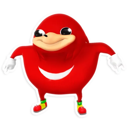 🙂 Стикер «Uganda Knuckles» для Telegram