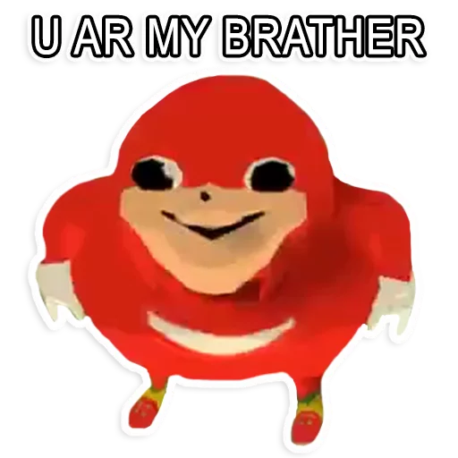👥 Стикер «Uganda Knuckles» для Telegram