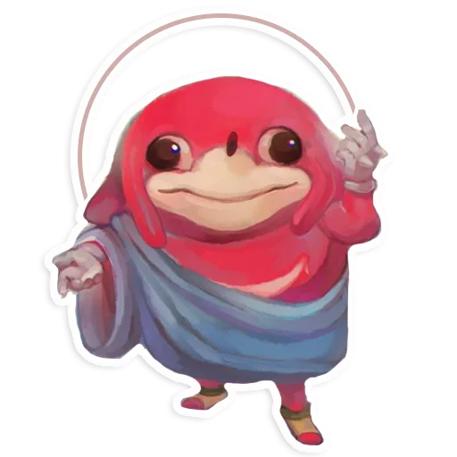 🙏 Стикер «Uganda Knuckles» для Telegram