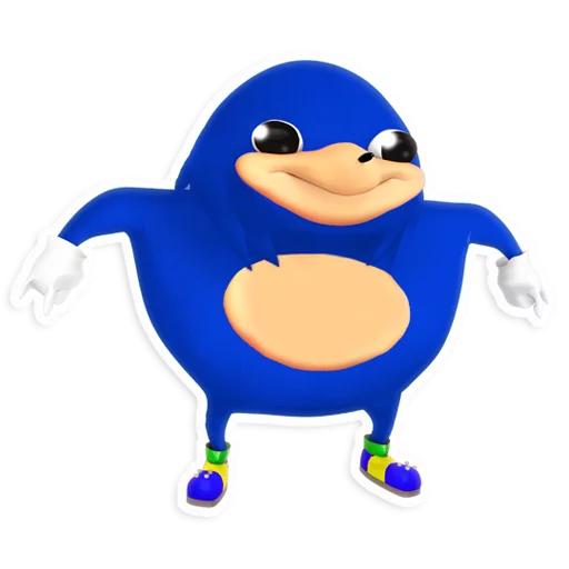 🙃 Стикер «Uganda Knuckles» для Telegram