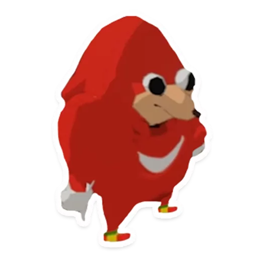 🙁 Стикер «Uganda Knuckles» для Telegram