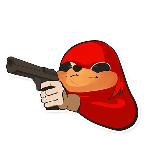 🔫 Стикер «Uganda Knuckles» для Telegram