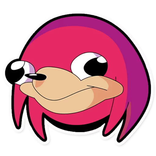 😍 Стикер «Uganda Knuckles» для Telegram