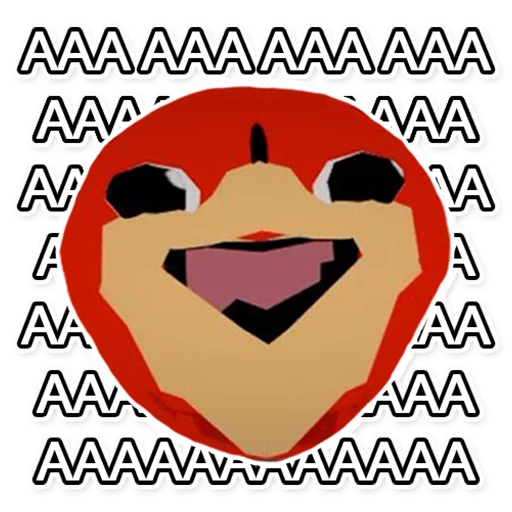 😮 Стикер «Uganda Knuckles» для Telegram