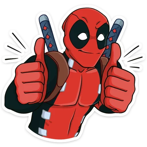 Стикер 3 Deadpool