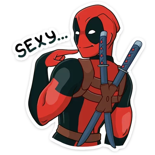Стикер 6 Deadpool