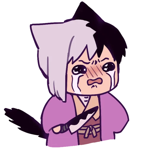 😭 Стикер «Dr. Stone» для Telegram