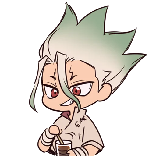 😏 Стикер «Dr. Stone» для Telegram