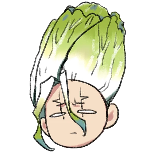 🥬 Стикер «Dr. Stone» для Telegram