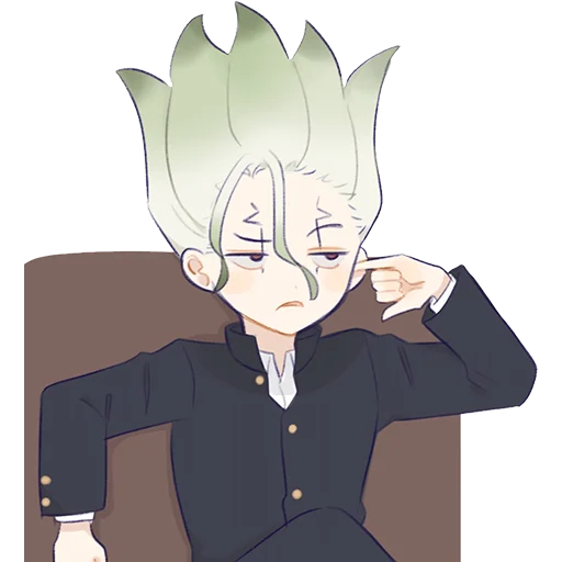 🤨 Стикер «Dr. Stone» для Telegram