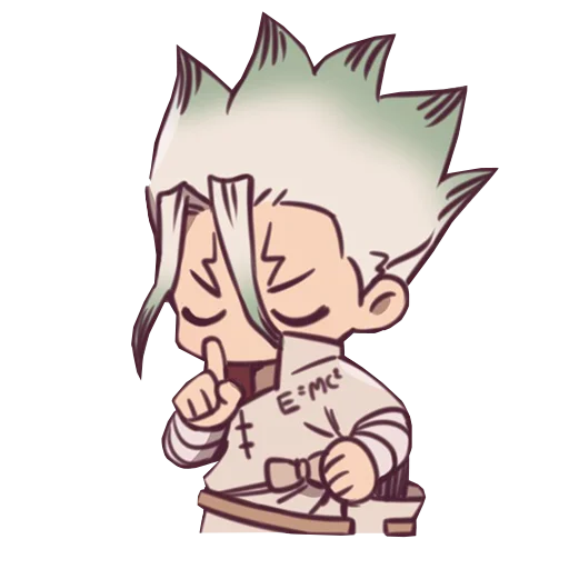 🤫 Стикер «Dr. Stone» для Telegram