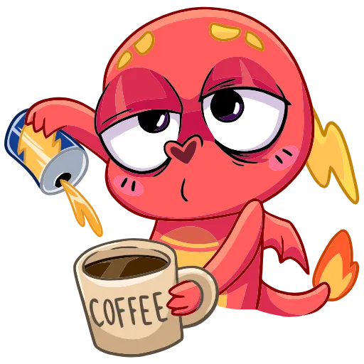 ☕️ Эмодзи «Драко» для Telegram
