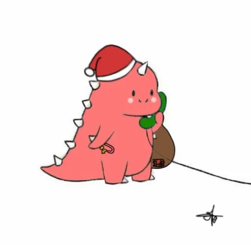 🎄 Стикер «Дракончики» для Telegram