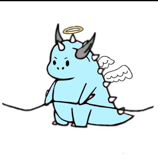 😇 Стикер «Дракончики» для Telegram