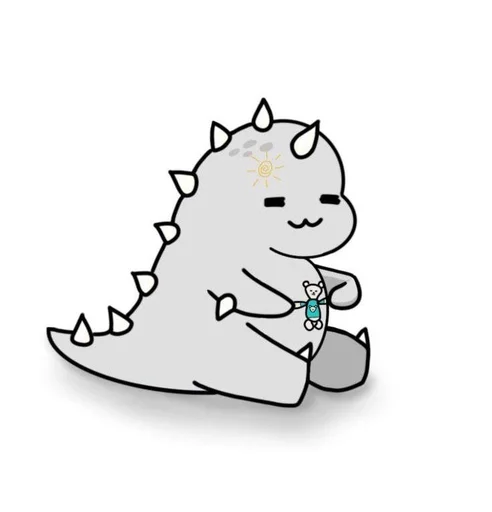 😋 Стикер «Дракончики» для Telegram