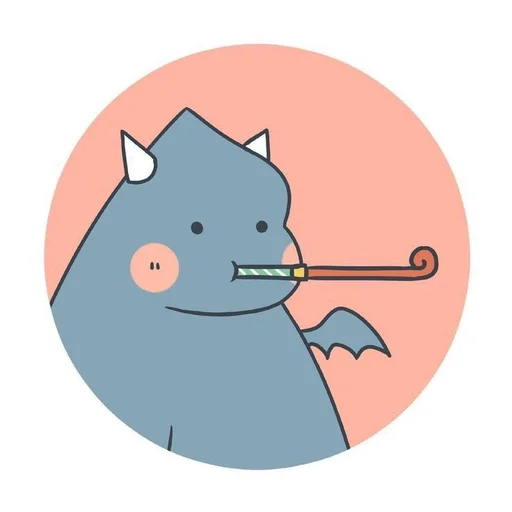 🎉 Стикер «Дракончики» для Telegram