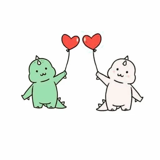❤️‍🔥 Стикер «Дракончики» для Telegram