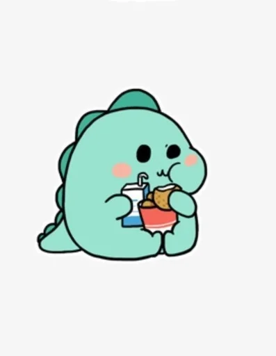 🍔 Стикер «Дракончики» для Telegram