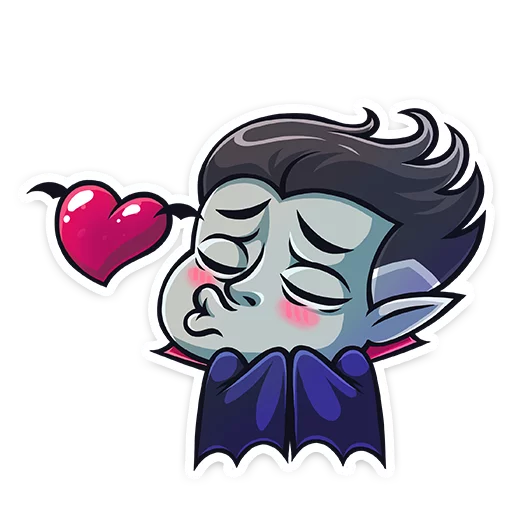 😘 Стикер «Граф Дракула Dracula» для Telegram