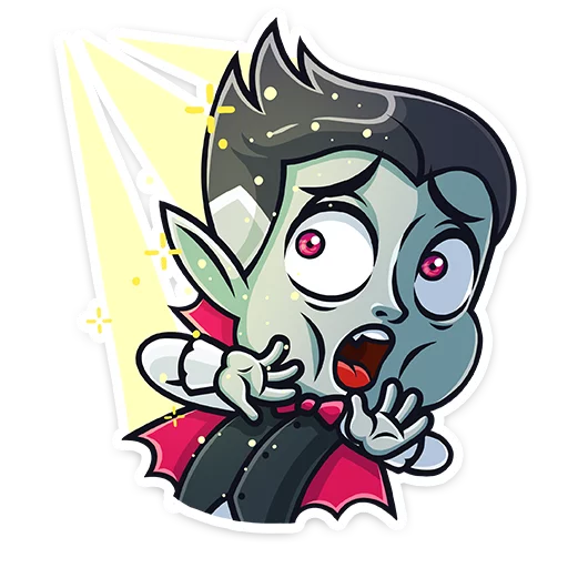 😮 Стикер «Граф Дракула Dracula» для Telegram