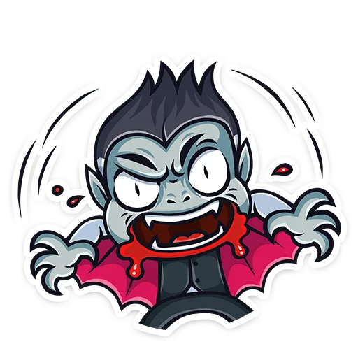 🦇 Стикер «Граф Дракула Dracula» для Telegram