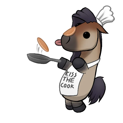 🍳 Стикер «Draft Horse Plushie» для Telegram