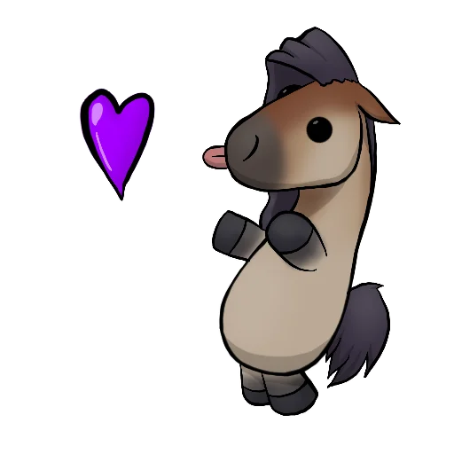 Стикерпак Draft Horse Plushie для Telegram