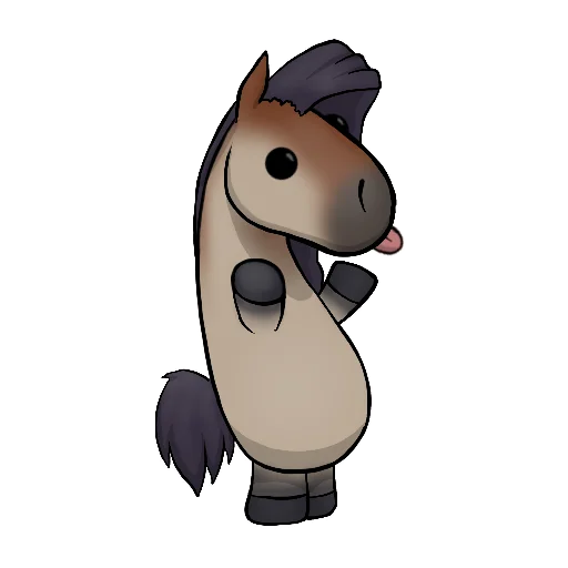 😄 Стикер «Draft Horse Plushie» для Telegram