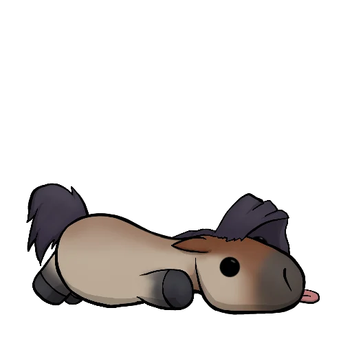 😛 Стикер «Draft Horse Plushie» для Telegram
