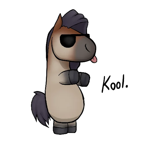 😎 Стикер «Draft Horse Plushie» для Telegram