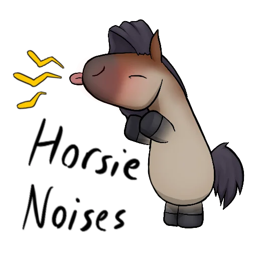 📢 Стикер «Draft Horse Plushie» для Telegram