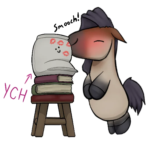 😘 Стикер «Draft Horse Plushie» для Telegram