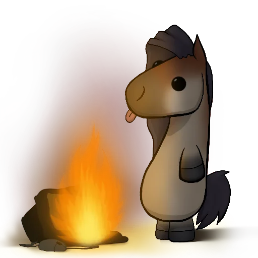 🔥 Стикер «Draft Horse Plushie» для Telegram