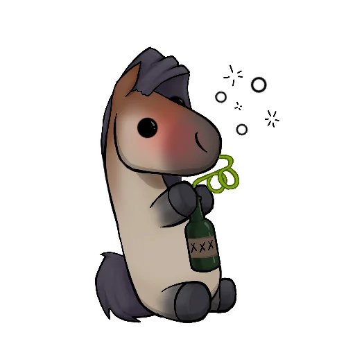 🍺 Стикер «Draft Horse Plushie» для Telegram