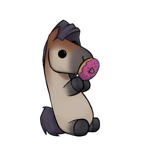 🍩 Стикер «Draft Horse Plushie» для Telegram