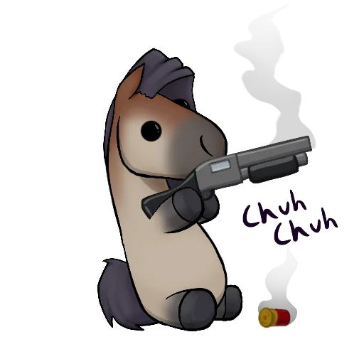 🔫 Стикер «Draft Horse Plushie» для Telegram