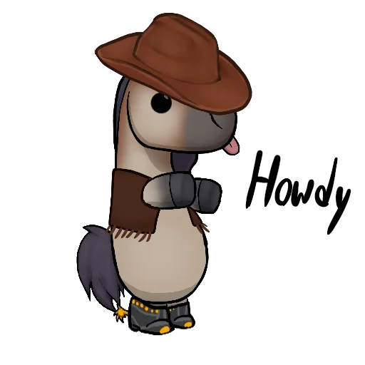 🐄 Стикер «Draft Horse Plushie» для Telegram