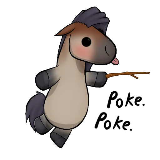 👋 Стикер «Draft Horse Plushie» для Telegram