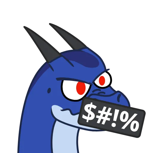 😋 Стикер «Animated Dragon» для Telegram