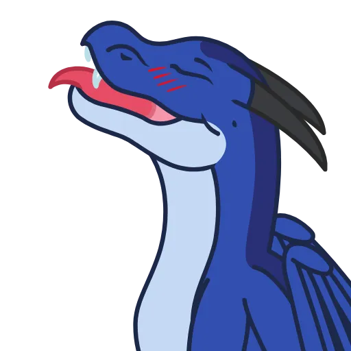 😋 Стикер «Animated Dragon» для Telegram
