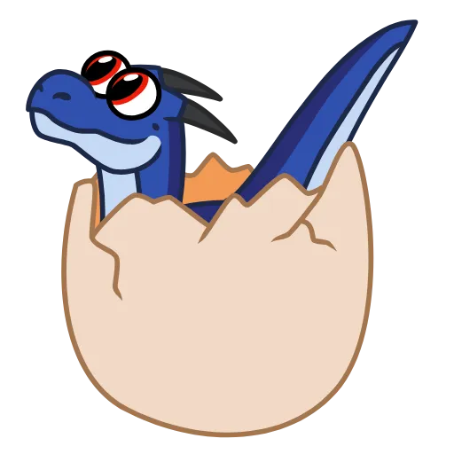 😋 Стикер «Animated Dragon» для Telegram