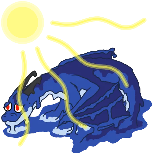 😋 Стикер «Animated Dragon» для Telegram