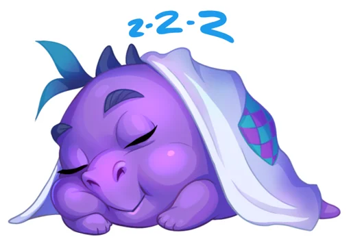 😴 Стикер «DRAGON MACHINES» для Telegram