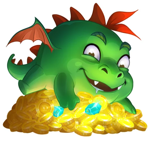 🤑 Стикер «DRAGON MACHINES» для Telegram