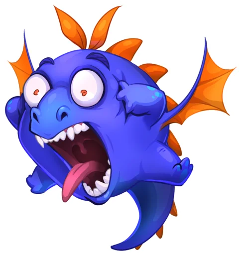 🤯 Стикер «DRAGON MACHINES» для Telegram