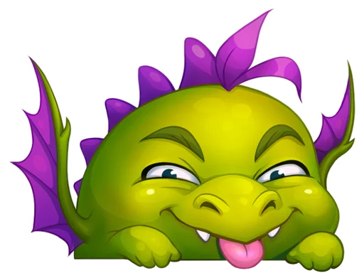 😝 Стикер «DRAGON MACHINES» для Telegram
