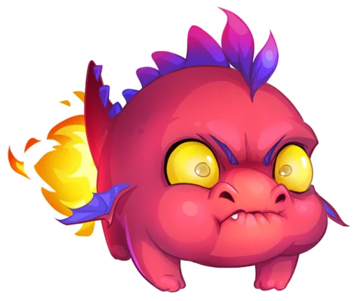 🤬 Стикер «DRAGON MACHINES» для Telegram