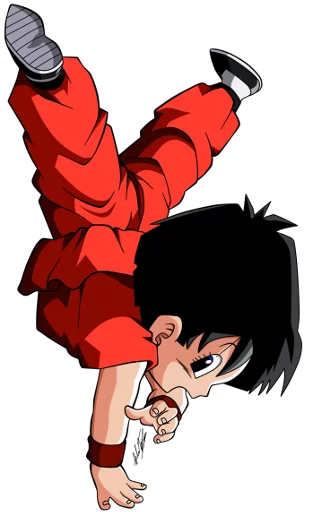 👧 Стикер «Dragon Ball Scimmia San» для Telegram
