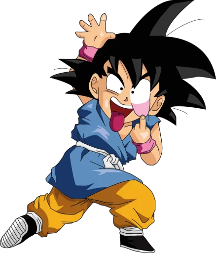😝 Стикер «Dragon Ball Scimmia San» для Telegram